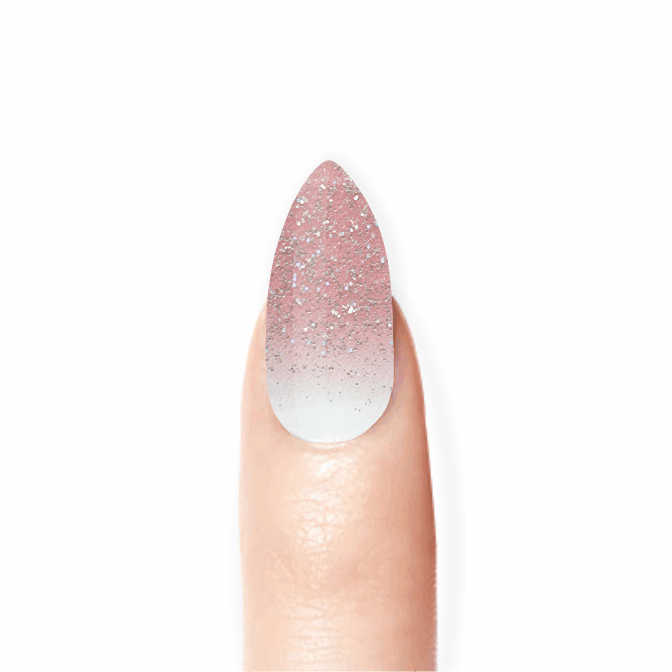 Stick-On Gel Neve Delicada Rosa: Verniz Gel Pré-Preparado