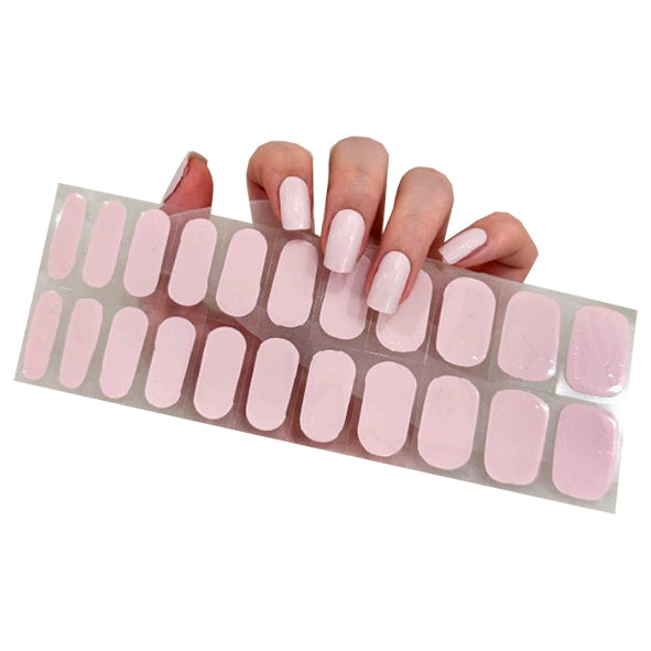 Kit Essencial para Manicure em Casa - Stick-On Gel Rosa Nude e Lâmpada UV LED