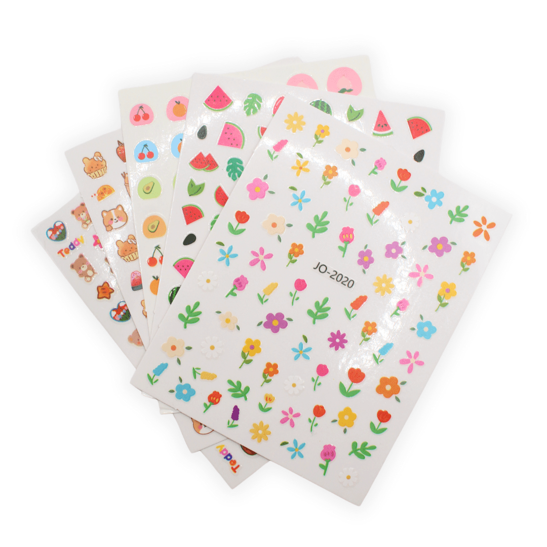 Autocolantes para Unhas de Crianças: Festa