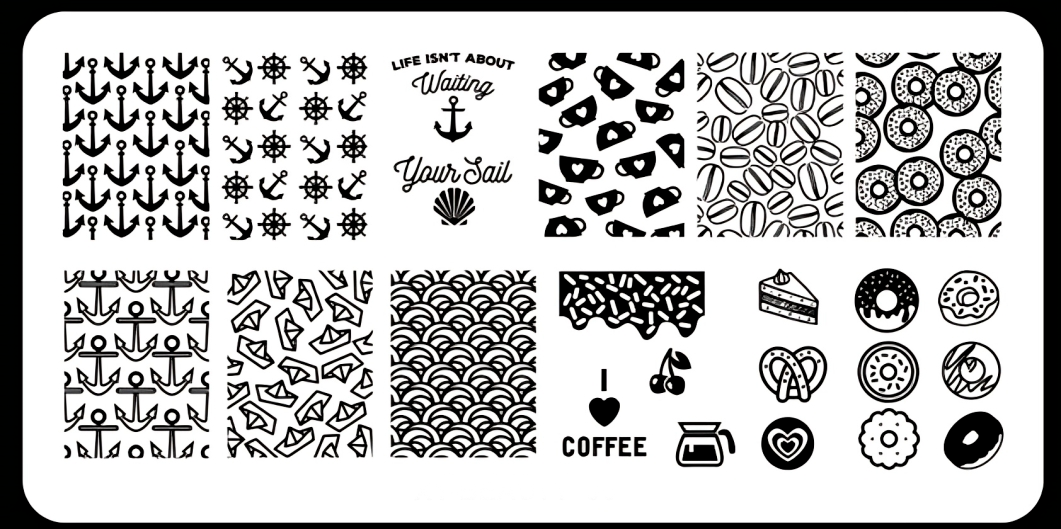 Placa de Stamping Aventuras Saborosas - Liberte a criatividade e a diversão!