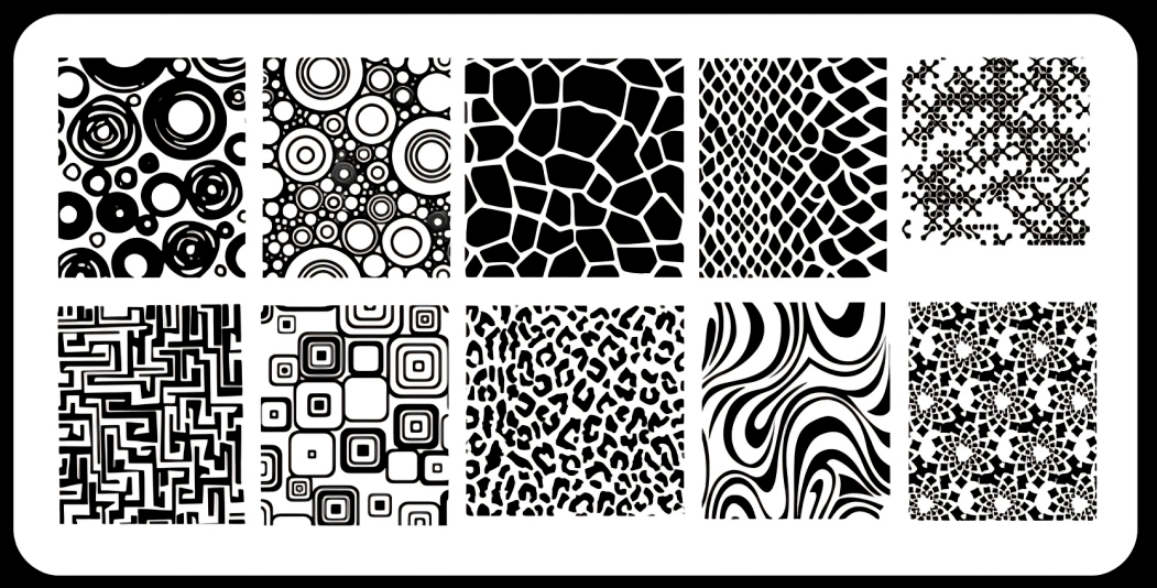 Placa de Stamping Animal Print - Selvagem e Estilosa