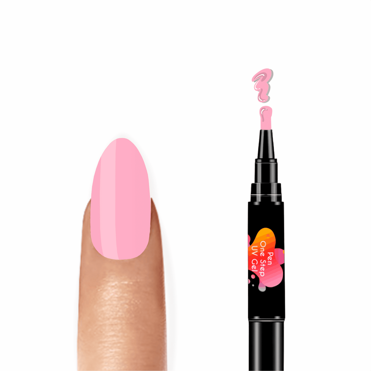 #19 Pen One Step Ballet - Verniz Gel 3 em 1