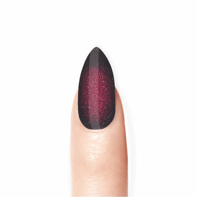 Stick-On Gel Bordeaux Cristal: Verniz de Gel Pré-Preparado