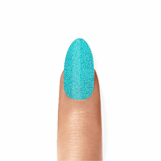 Stick-On Gel Camaleão Turquesa: Verniz Gel Pré-Preparado