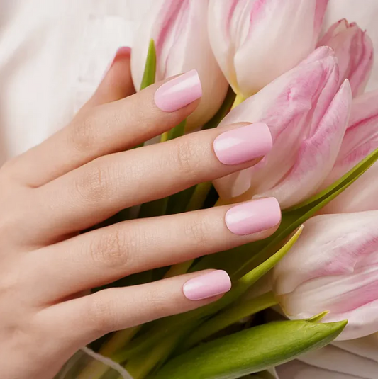 Stick-On Gel Rosa: Verniz Gel Pré-Preparado (30 uni.)
