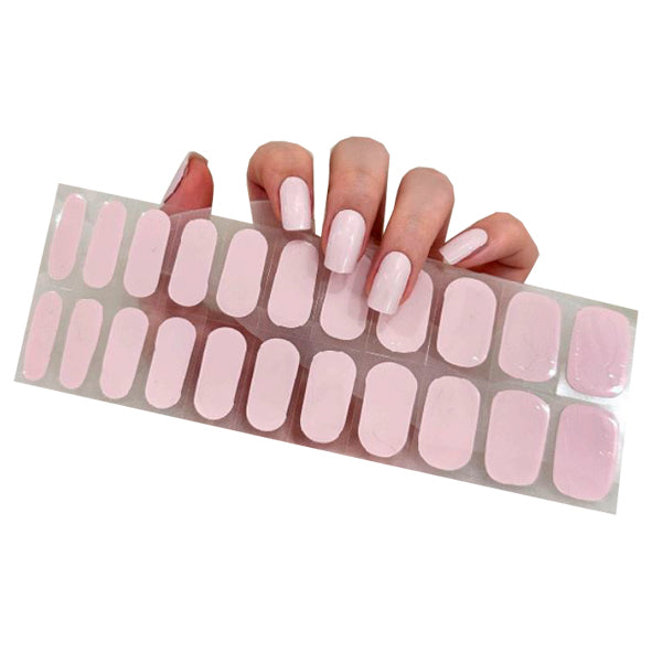 Kit Essencial para Manicure em Casa - Stick-On Gel Rosa Nude e Lâmpada UV LED