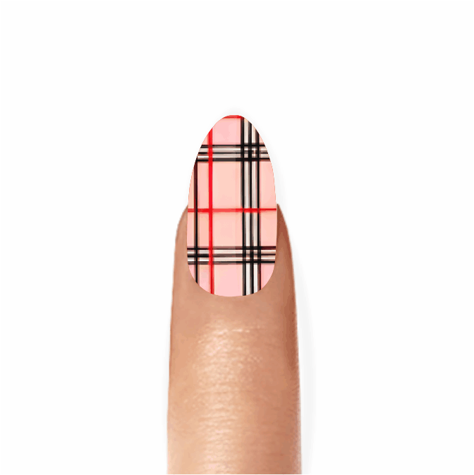 Stick-On Gel Burberry: Verniz Gel Pré-Preparado