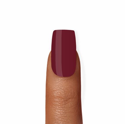 Stick-On Gel Marsala: Verniz Gel Pré-Preparado