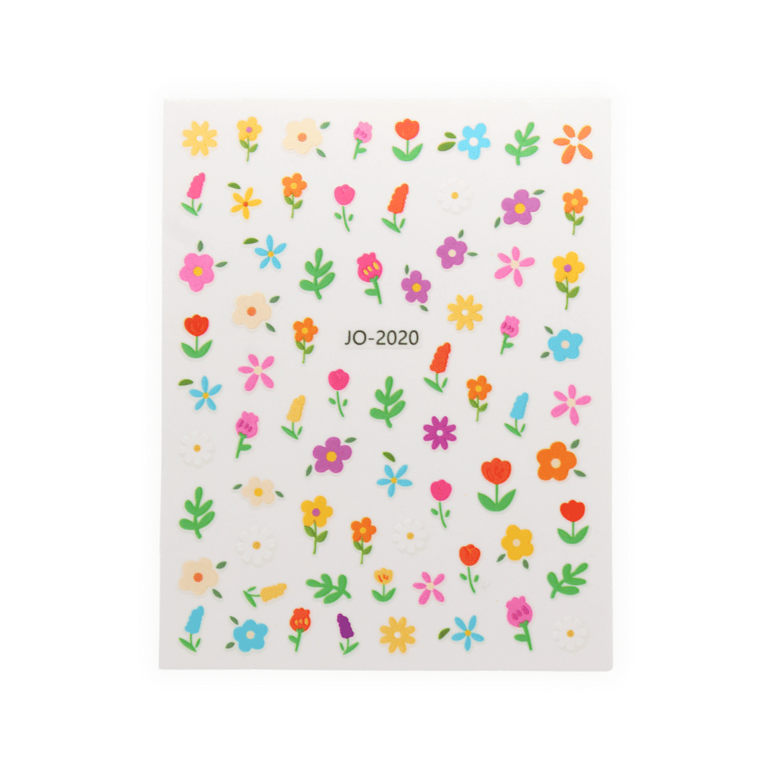 Autocolantes para Unhas de Crianças: Flores