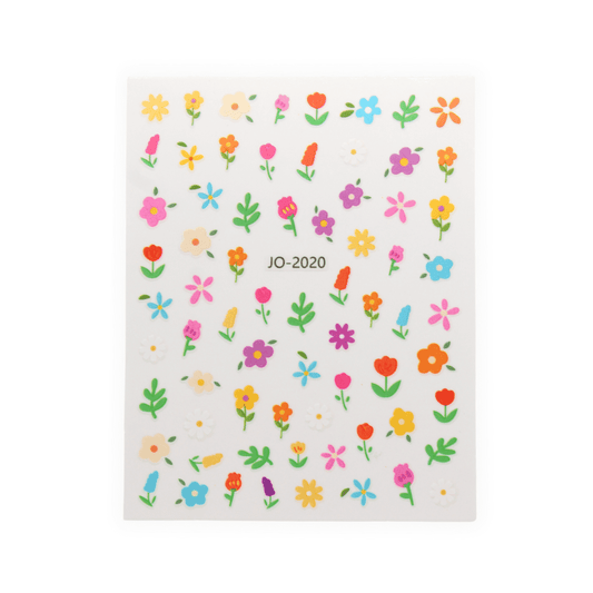 Autocolantes para Unhas de Crianças: Flores