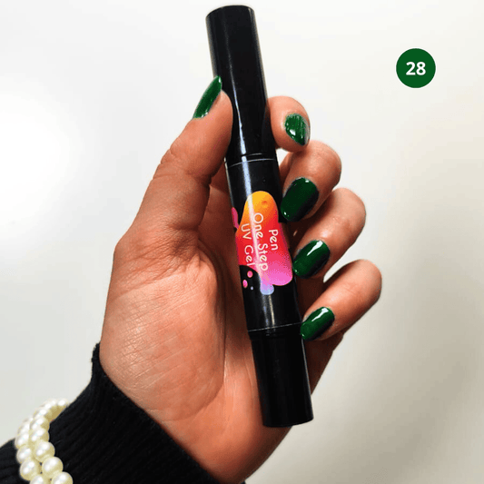 #28 Pen One Step Majestic - Verniz Gel 3 em 1