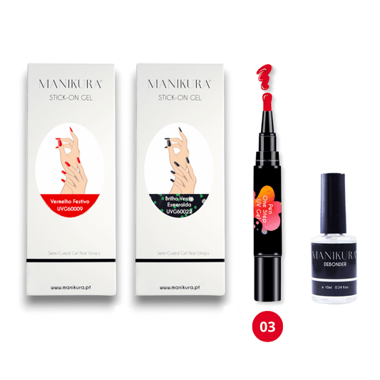Kit Magia de Natal - Edição Limitada de Verniz Gel com Oferta Exclusiva