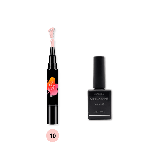 Kit Ultra Duração: Verniz Gel + Top Coat