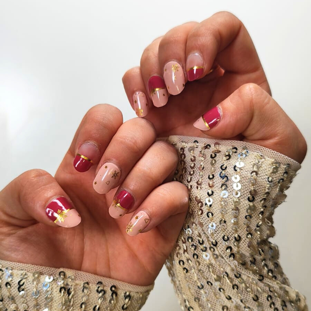 Stick-On Gel Pink Snow: Verniz Gel Pré-Preparado