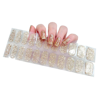 Kit Inicial Sparkle com 3 vernizes de gel pré-preparados nas cores dourado, prata e wine, acompanhado de uma máquina UV para secar o verniz gel, removedor de Stick-On Gel, óleo para cutículas e tesoura, ideal para manicures completas em casa.