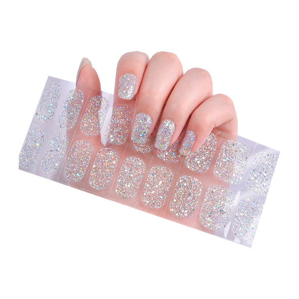 Kit Inicial Sparkle com 3 vernizes de gel pré-preparados nas cores dourado, prata e wine, acompanhado de uma máquina UV para secar o verniz gel, removedor de Stick-On Gel, óleo para cutículas e tesoura, ideal para manicures completas em casa.
