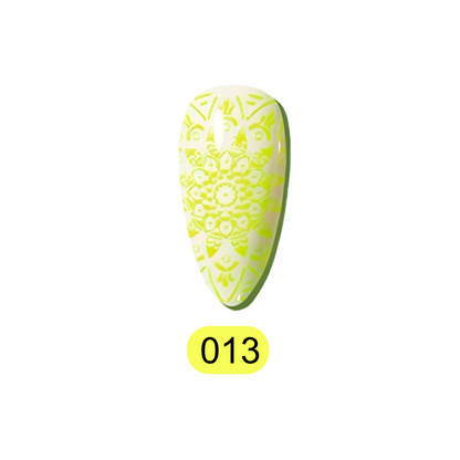 Stamping Gel Amarelo Néon: Adicione Cor Vibrante à Sua Nail Art!