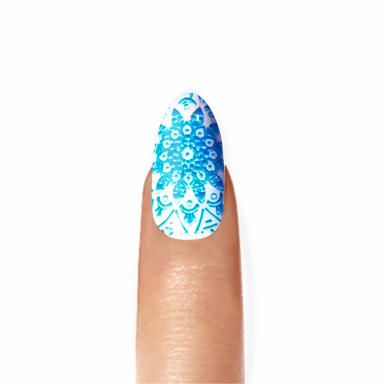 Stamping Gel Azul Céu: Dê Asas à Sua Criatividade Nail Art!