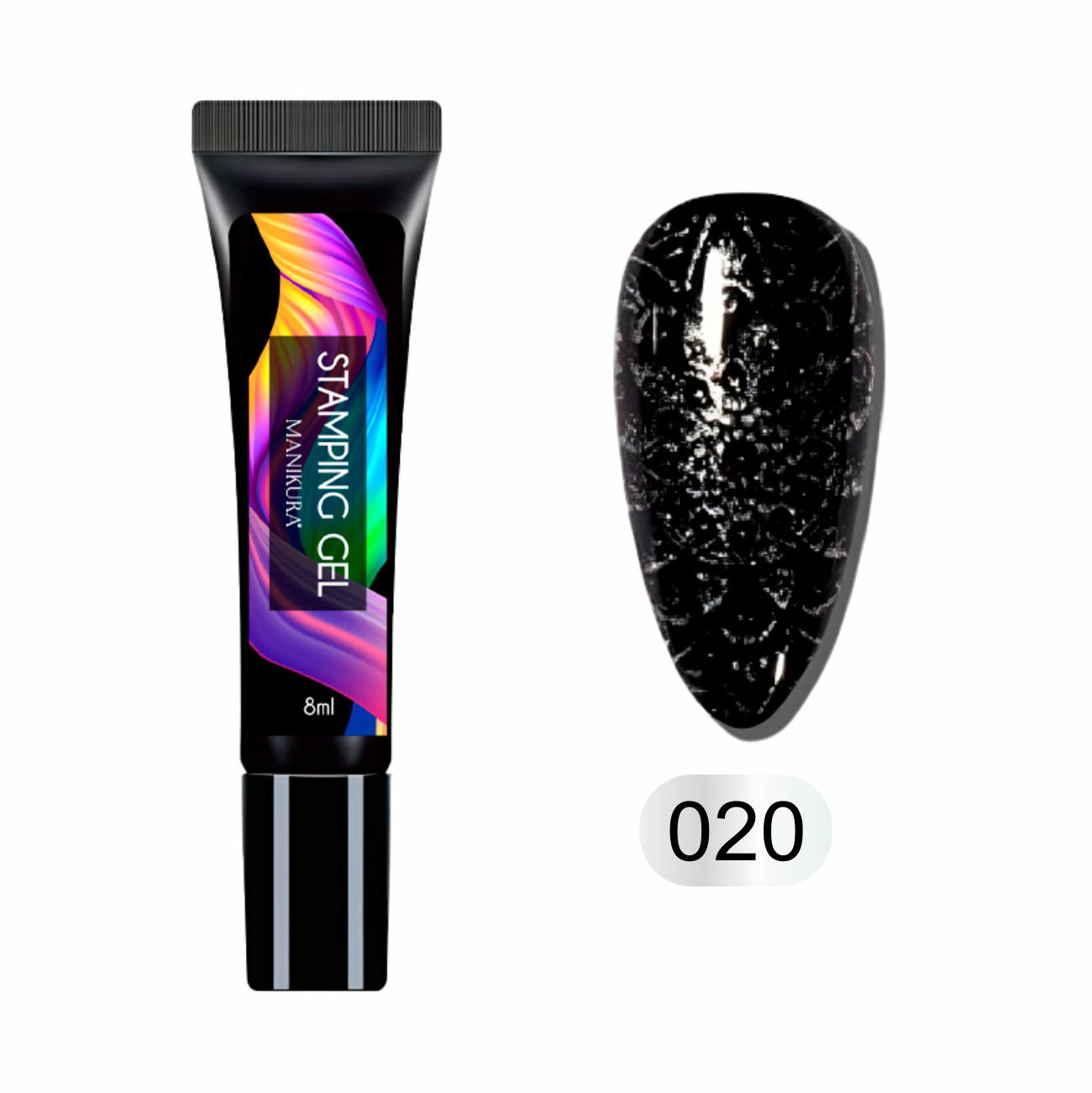 Stamping Gel Prateado: Adicione Brilho e Elegância às suas Unhas!