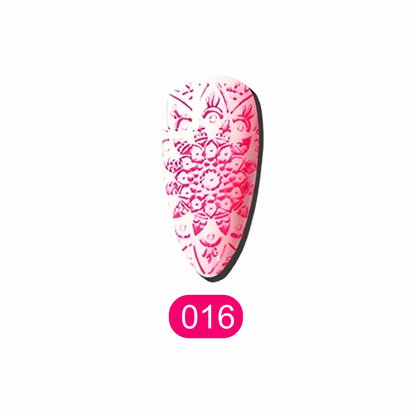 Stamping Gel Rosa Choque: Adicione uma Explosão de Cor à sua Nail Art!