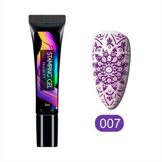 Stamping Gel Roxo: Dê um Toque de Mistério à sua Nail Art!