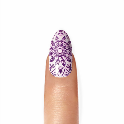 Stamping Gel Roxo: Dê um Toque de Mistério à sua Nail Art!