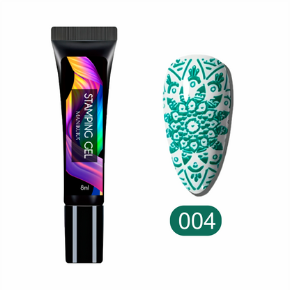 Stamping Gel Verde Selva: Aventura na Ponta dos Dedos!
