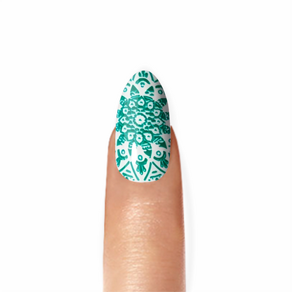 Stamping Gel Verde Selva: Aventura na Ponta dos Dedos!