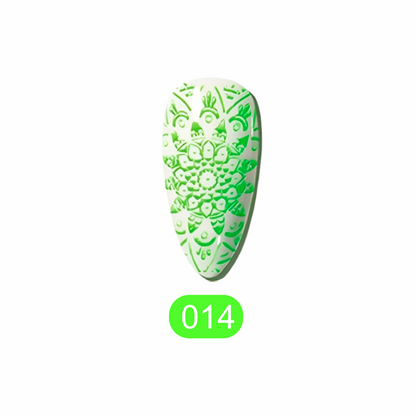 Stamping Gel Verde Néon: Ilumine as suas Unhas com Estilo!