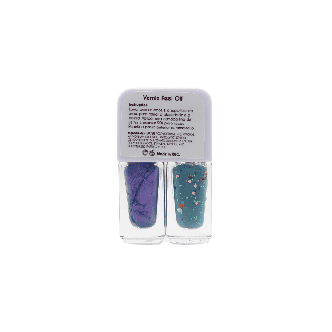 Verniz Peel Off Elsa: Transforme as Unhas em Um Reino Congelado!