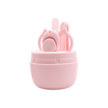 Conjunto de Manicure Infantil – Diversão e Segurança para Pequenos (Cor Rosa)