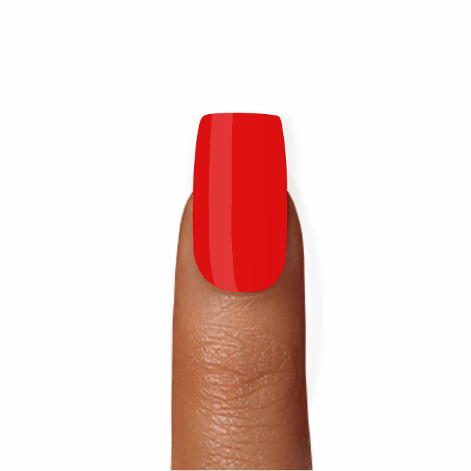 Stick-On Gel Red: Verniz Gel Pré-Preparado (30 uni.)