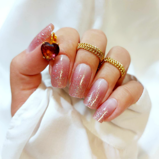 Stick-On Gel Neve Delicada Rosa: Verniz Gel Pré-Preparado