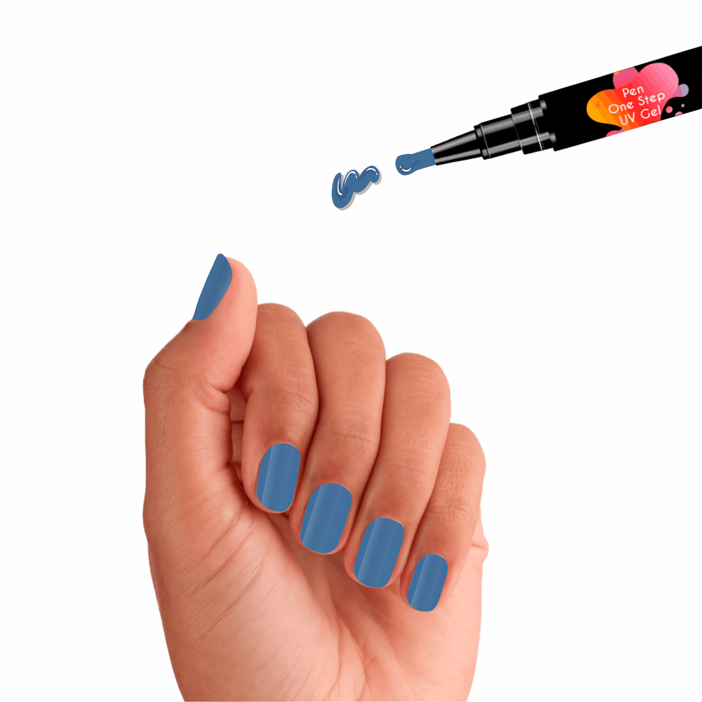 #30 Pen One Step Blue - Verniz Gel 3 em 1