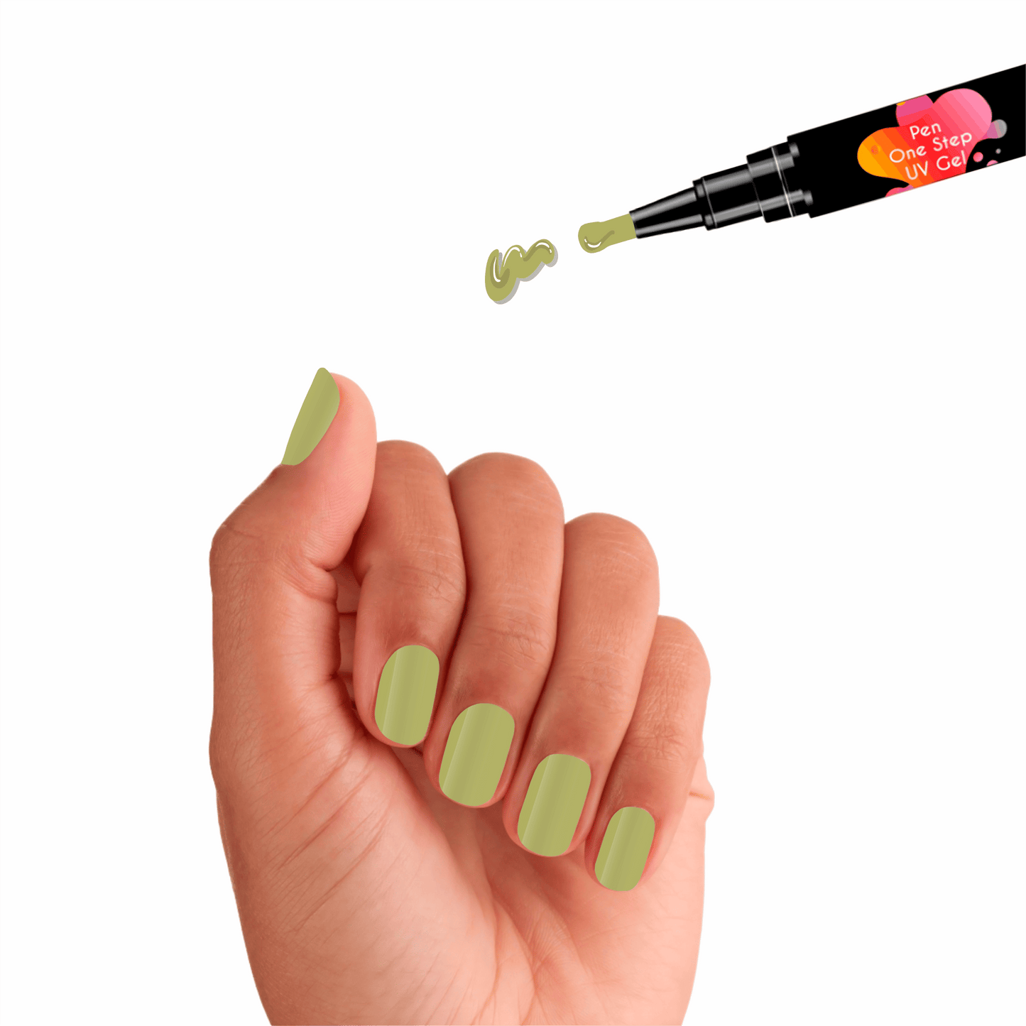 #16 Pen One Step Matcha - Verniz Gel 3 em 1