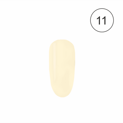 Caneta de Verniz Gel 3 em 1 na cor cetim clarinho, semelhante ao tecido de cetim clarinho, uma cor elegante, com base, cor e top coat num único produto, ideal para manicures práticas e precisas. Necessita de Máquina UV para catalisar e secar o verniz gel.