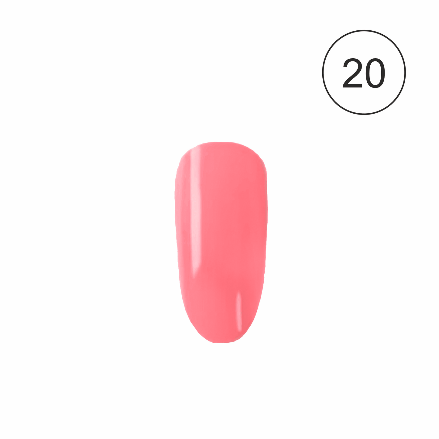 #20 Pen One Step Coral - Verniz Gel 3 em 1