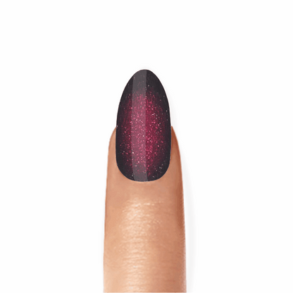 Stick-On Gel Bordeaux Cristal: Verniz de Gel Pré-Preparado