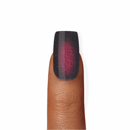 Stick-On Gel Bordeaux Cristal: Verniz de Gel Pré-Preparado