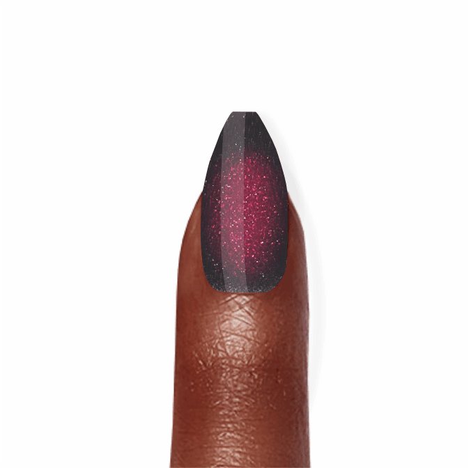 Stick-On Gel Bordeaux Cristal: Verniz de Gel Pré-Preparado