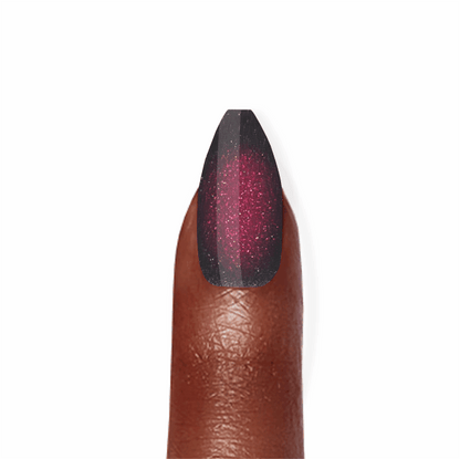Stick-On Gel Bordeaux Cristal: Verniz de Gel Pré-Preparado