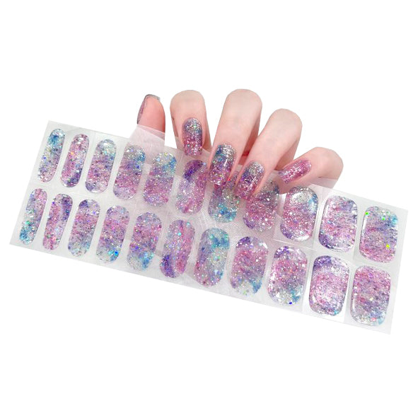 Stick-On Gel Algodão Doce: Verniz de Gel Pré-Preparado