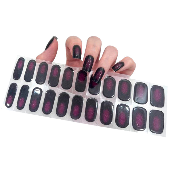 Stick-On Gel Bordeaux Cristal: Verniz de Gel Pré-Preparado