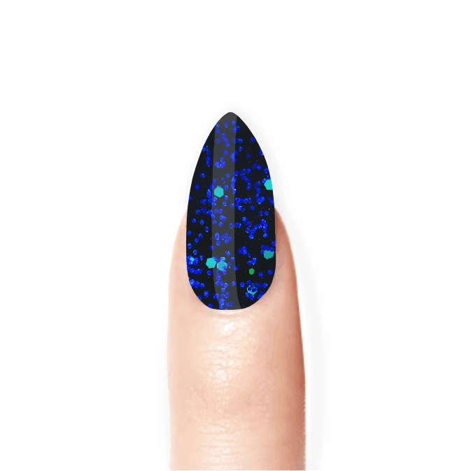 Stick-On Gel Oceano Pacífico: Verniz Gel Pré- Preparado