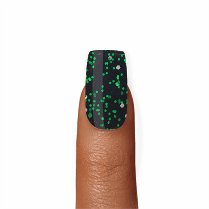 Stick-On Gel Brilho Verde Esmeralda: Verniz de Gel Pré-Preparado