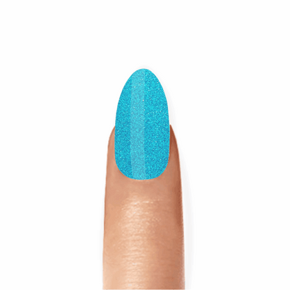 Stick-On Gel Camaleão Azul: Verniz Gel Pré-Preparado