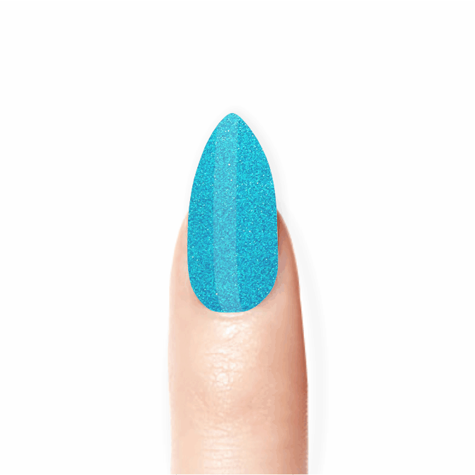 Stick-On Gel Camaleão Azul: Verniz Gel Pré-Preparado