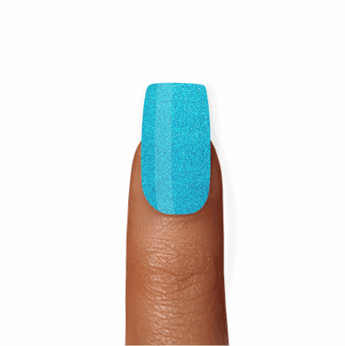 Stick-On Gel Camaleão Azul: Verniz Gel Pré-Preparado