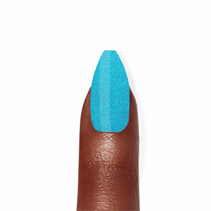 Stick-On Gel Camaleão Azul: Verniz Gel Pré-Preparado