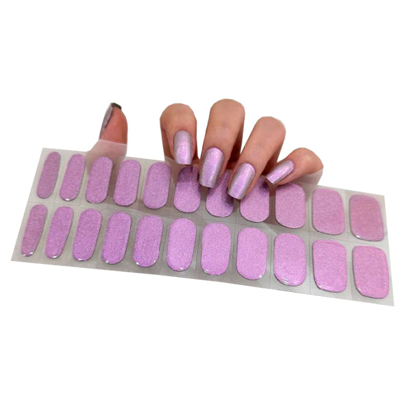 Kit Inicial Camaleão com 3 vernizes de gel pré-preparados nas cores rosa, azul e terrazzo, acompanhado de uma máquina UV para secar o verniz gel, removedor de Stick-On Gel, óleo para cutículas e tesoura, ideal para manicures completas em casa.